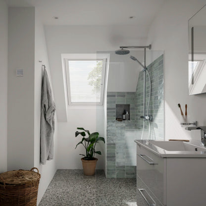 VELUX PAL aluminium jaloezie met kantelbare lamellen op VELUX dakraam