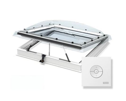 VELUX CVP platdakraam elektrisch met opstand