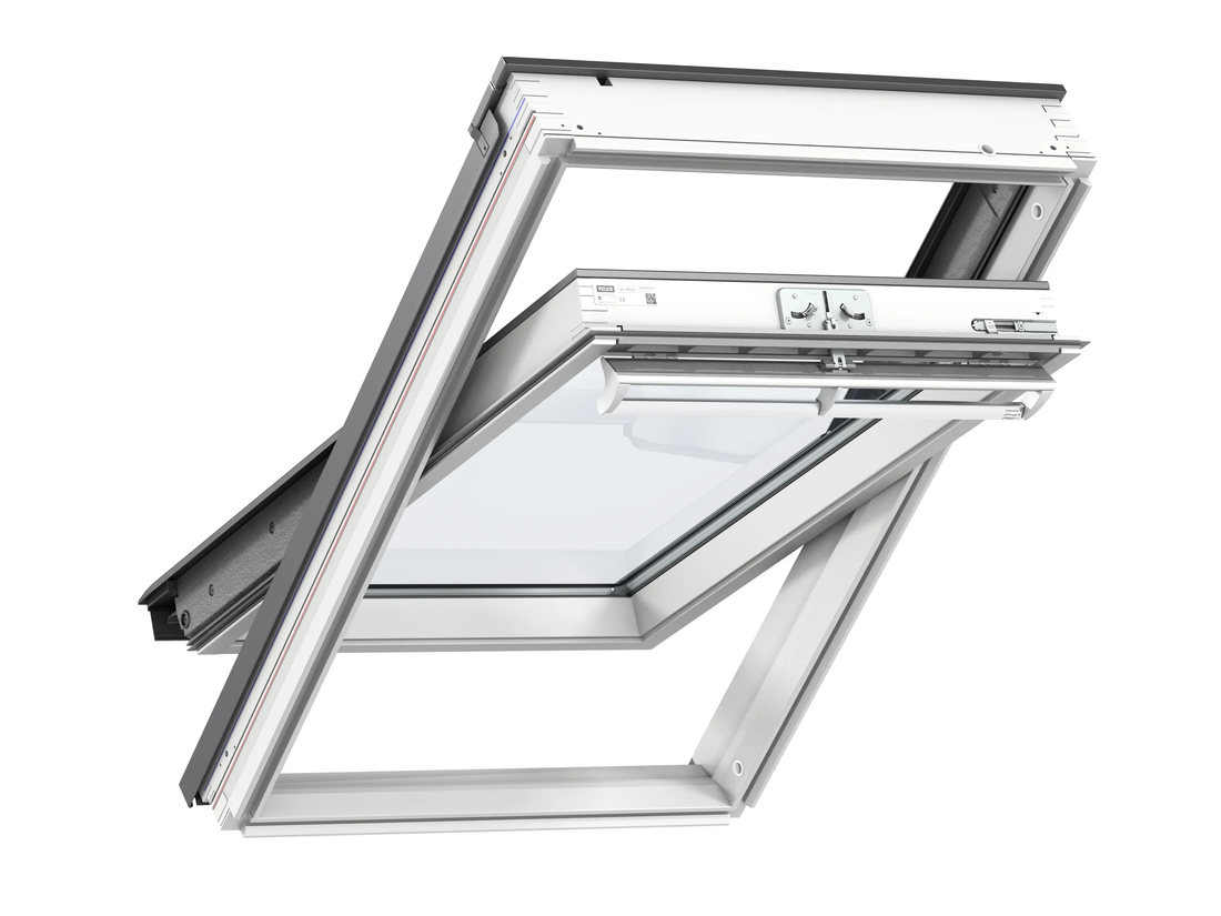 VELUX GGL tuimelvenster, wit afgelakt (productfoto)