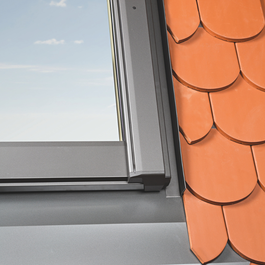 Roto gootstuk EDT voor effen pan — vierkante productfoto