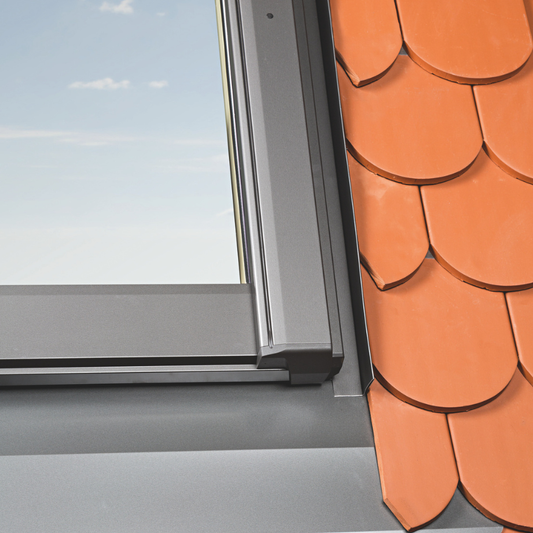 Roto gootstuk EDT voor effen pan — vierkante productfoto