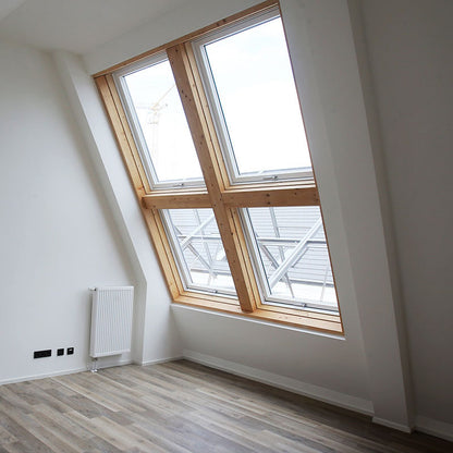 Roto Designo R6 Tuimelvenster hout - sfeerbeeld interieur