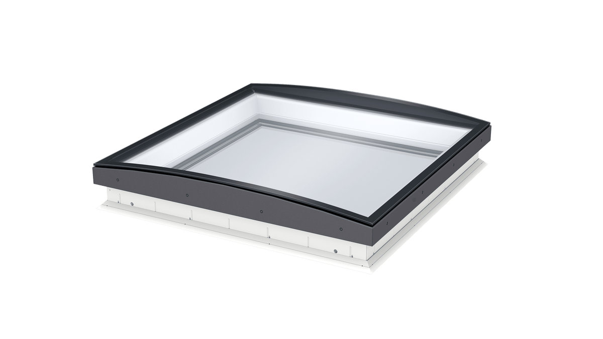 VELUX CFU vast glazen platdakraam met gebogen glas