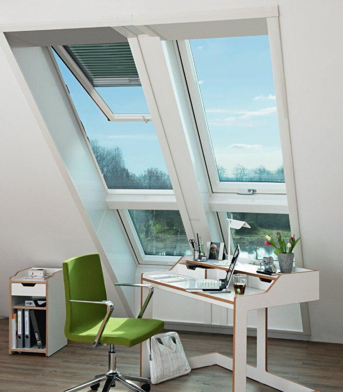 Roto Designo Buitenrolluik Solar — voor dakraam