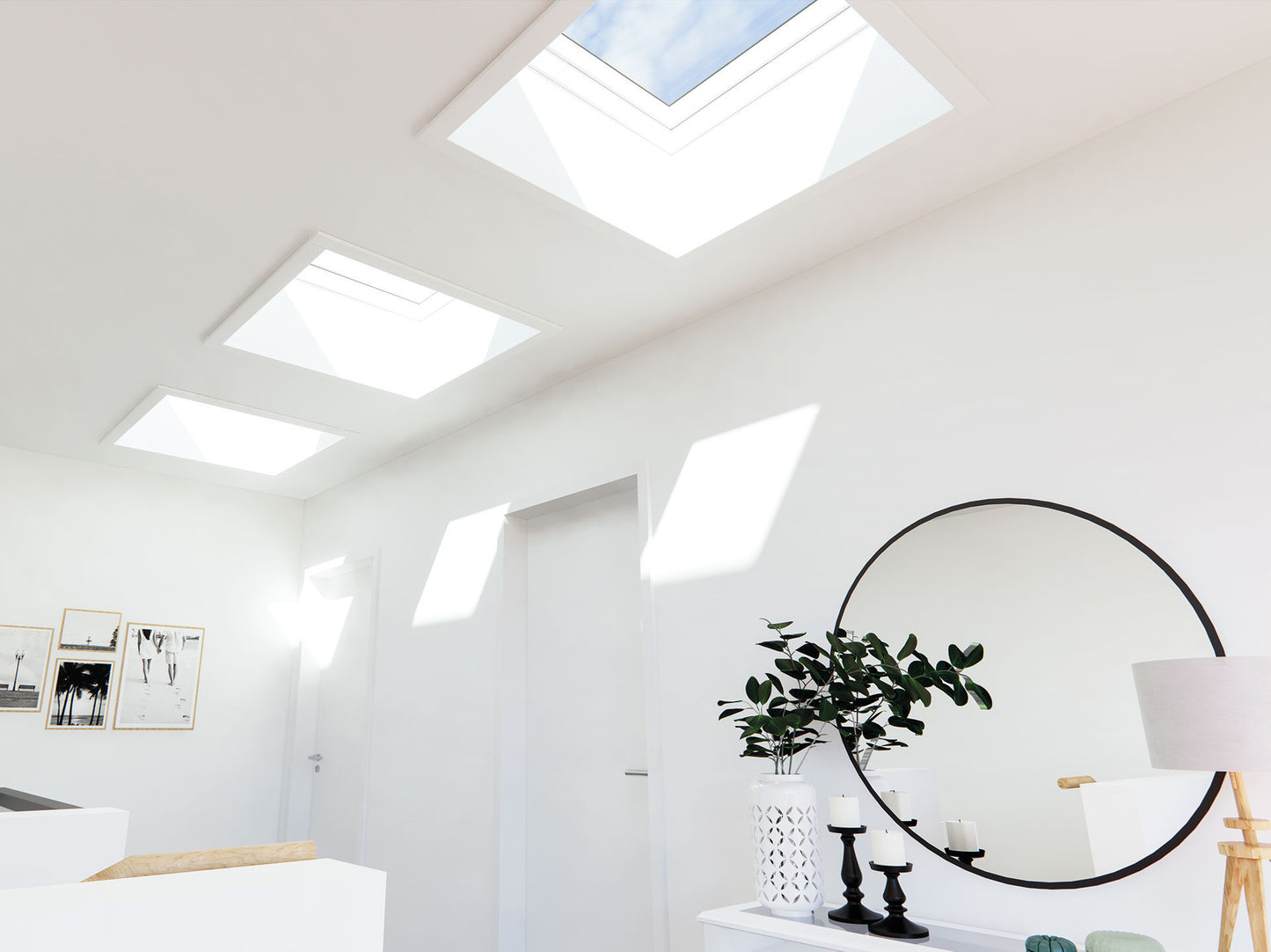 Roto OnTop Platdakraam Vast glas